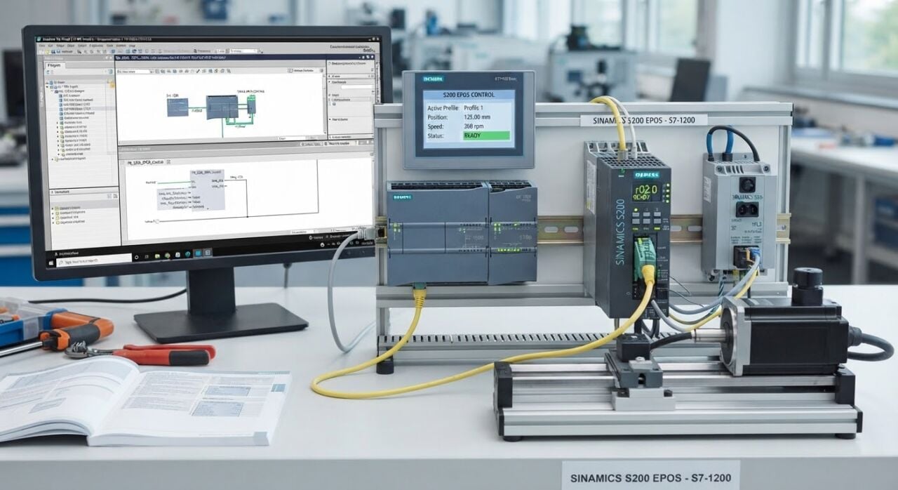 SINAMICS S200 EPOS ile S7-1200 KULLANARAK PROGRAMLAMA