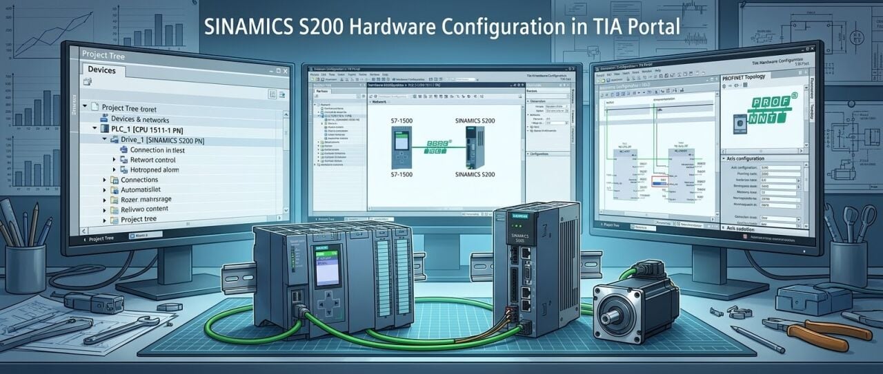 SINAMICS S200 Hardware Konfigürasyonu | TIA Portal Rehberi